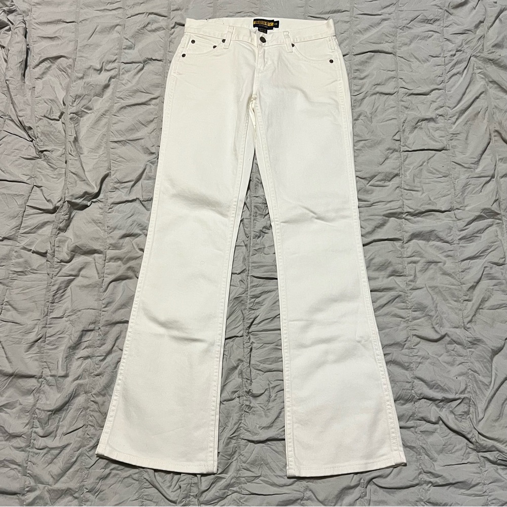 Ralph Lauren Rugby Jeans White Flare Womens Sz 26